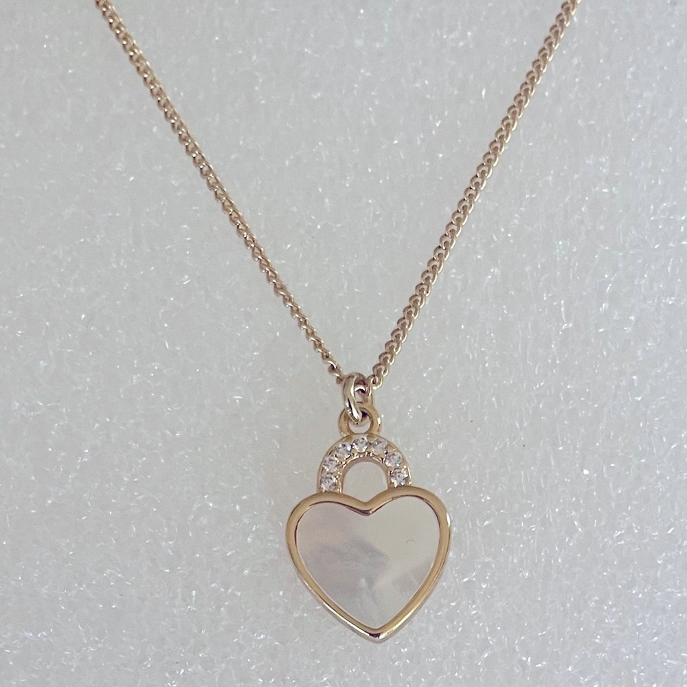 Luna Norte Gold Plated Heart Pendant Necklace